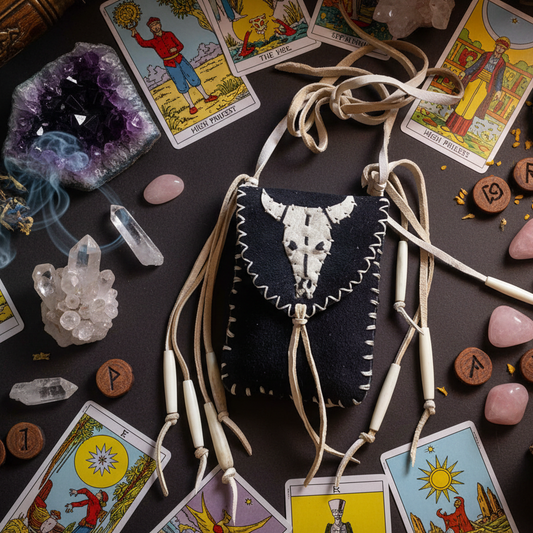Skull Totem Medicine Pouch